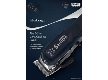 Introducing Wahl 5 Star Senior Cord/Cordless Professional Hair Clipper 8504-012