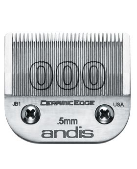 Andis Replacement CeramicEdge Detachable Clippers Blade Set, Size 000 #64480