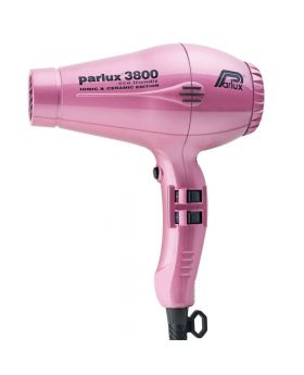 Parlux 3800 Ionic + Ceramic Professional Hair Dryer-Pink