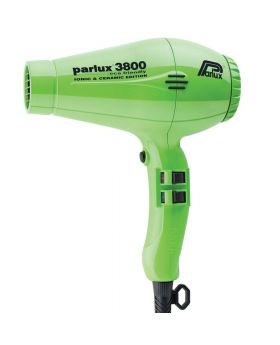 Parlux 3800 Ionic + Ceramic Professional Hair Dryer-Green