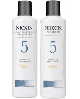Nioxin System 5 Cleanser Shampoo and Scalp Revitaliser Conditioner Duo 300ml