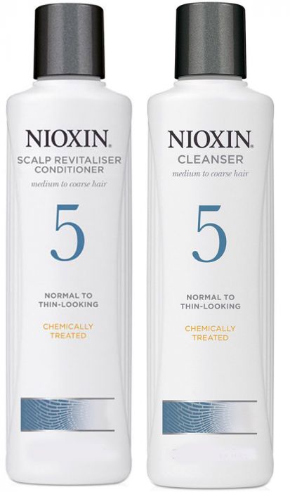 Nioxin System 5 Cleanser Shampoo And Scalp Revitaliser Conditioner