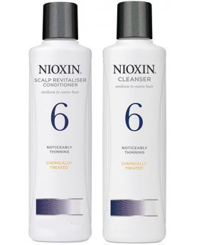 Nioxin System 6 Cleanser Shampoo and Scalp Revitaliser Conditioner Duo 300ml
