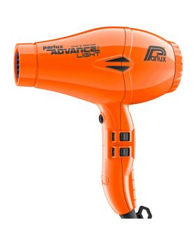 Parlux Advance Light Ceramic and Ionic Hair Dryer With 2 Nozzles-Orange
