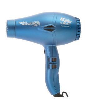 Parlux Advance Light Ceramic and Ionic Hair Dryer With 2 Nozzles-Matteblue