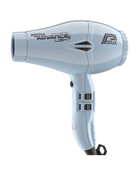 Parlux Advance Light Ceramic and Ionic Hair Dryer With 2 Nozzles-Ice