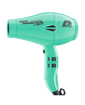Parlux Advance Light Ceramic and Ionic Hair Dryer With 2 Nozzles-Aquamarine