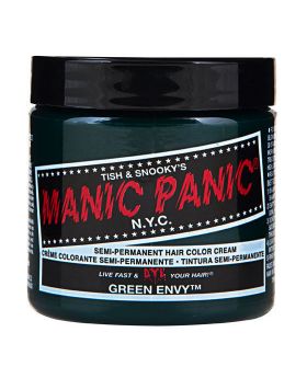 Manic Panic Classic Hair Dye Green Envy Semi Permanent Vegan Colour 118ml