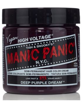 Manic Panic Classic Hair Dye Deep Purple Dream Semi Permanent Vegan Colour 118ml