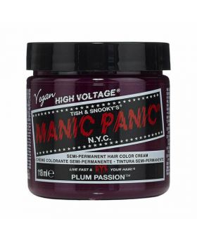 Manic Panic Classic Hair Dye Plum Passion Semi Permanent Vegan Colour 118ml