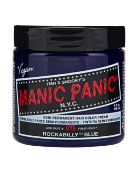Manic Panic Classic Hair Dye Rockabilly Blue Semi Permanent Vegan Colour 118ml