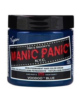 Manic Panic Classic Hair Dye Voodoo Blue Semi Permanent Vegan Colour 118ml