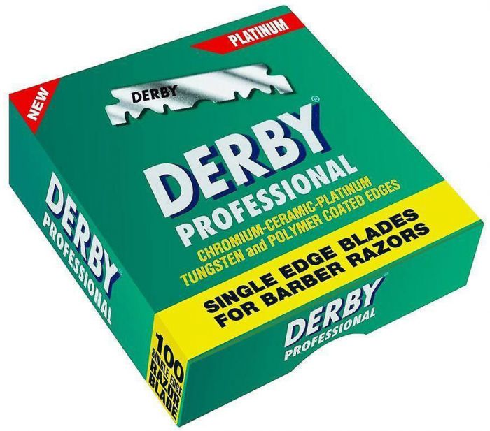 derby platinum professional single edge razor blades pack of 100 professional free single