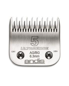 Andis Replacement UltraEdge Detachable Clippers Blade Set, Size 5 Skip Tooth #64079