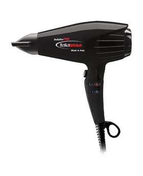 Babyliss Pro Italia Brava Professional Ferrari Ionic Hairdryer 2400W-Black