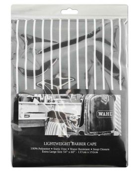 Wahl Lightweight Polyester Haircutting Salon Barber Cape Grey