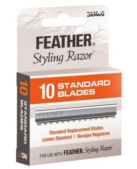 Feather Standard Styling Blades Pack of 10