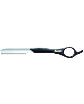 Feather Styling & Texturizing Razor Long Handle 17cm-Black