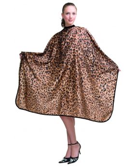 Wahl Leopard Print Barber Salon Waterproof Cape 3104