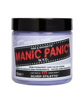 Manic Panic Classic Hair Dye Silver Stiletto Permanent Vegan Colour 118ml