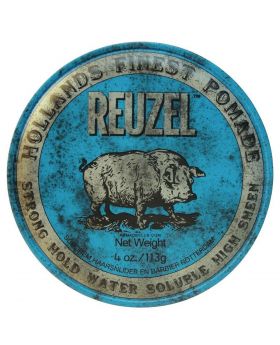 Reuzel Blue Pig Pomade Strong Hold High Sheen Water Soluble 113g