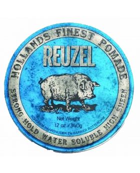 Reuzel Blue Pig Pomade Strong Hold High Sheen Water Soluble 340g