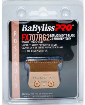 BaByliss PRO Replacement Blade Skeleton Hair Trimmer Rose Gold Deep Tooth FX707RG2