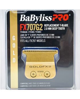 BaByliss PRO Replacement Blade Skeleton Hair Trimmer Gold Deep Tooth FX707G2