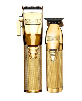 BaByliss Pro Combo GoldFX Skeleton Barber Hair Clipper and Trimmer