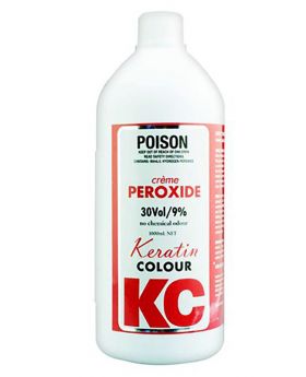 Keratin Colour 30 Volume 9% Creme Peroxide Hair Colouring 990mL