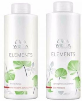 Wella Professionals Elements Renewing Shampoo and Conditioner 1 Litre Duo
