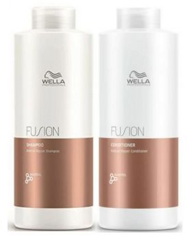 Wella Professional Fusion Intense Shampoo and Conditioner 1 Litre Duo