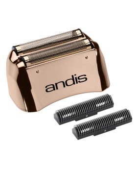 Andis Replacement Gold Titanium Foil & Cutters For ProFoil Copper Shaver #17230