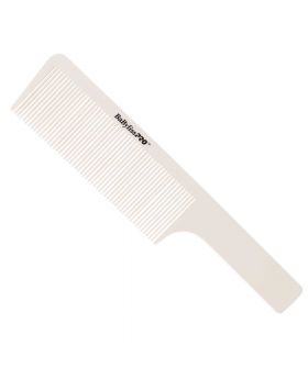 BaByliss Pro Barberology Barber Flat Hair Clipper Cutting Comb White
