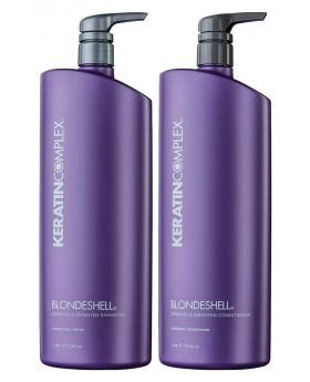 Keratin Complex Blondeshell Shampoo 1000ml & Conditioner 1000ml Duo