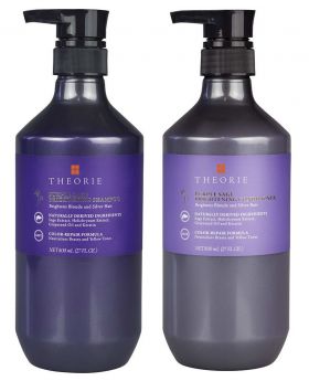 Theorie Purple Sage Brightening Hair Shampoo & Conditioner Duo 800ml