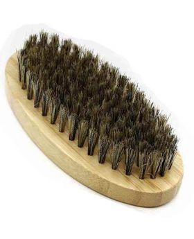 Military Mixed Nylon & Boar Bristle Hair & Beard Brush
