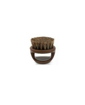 Round Boar Bristle Knuckle Hair Brush-Brown