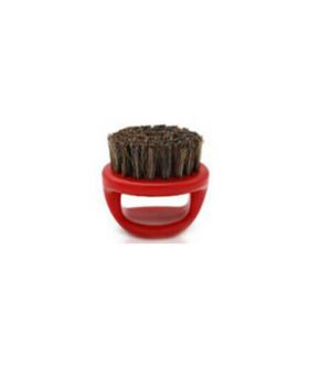 Round Boar Bristle Knuckle Hair Brush-Red
