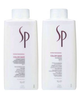 Wella SP System Professional Color Save Shampoo & Conditioning 1000ml Duo
