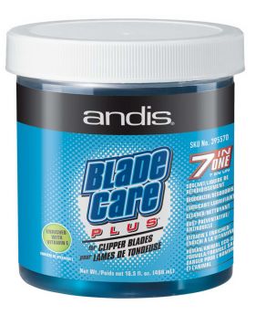 Andis Blade Care Plus 7in1 Dip Jar Coolant Cleanser Lubrication 488ml 