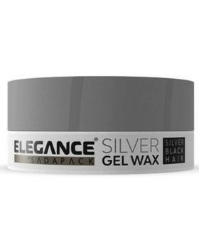Elegance Hair Styling Silver Gel Wax Silver Colour Dye 140g