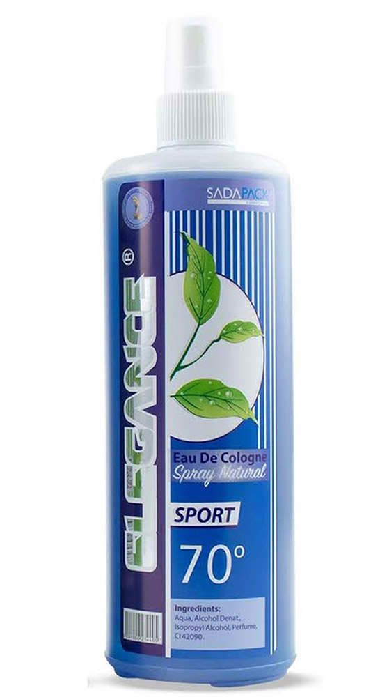 Elegance After Shave Cologne Spray Natural 500ml Sport Free Delivery