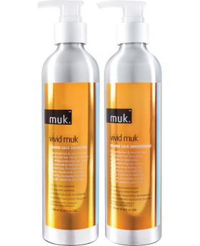 MUK Vivid Muk Colour Lock Shampoo and Conditioner 300ml Duo
