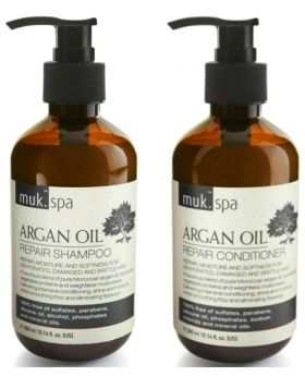 MUK Spa Argan Oil Repair Shampoo and Conditioner 300ml Duo