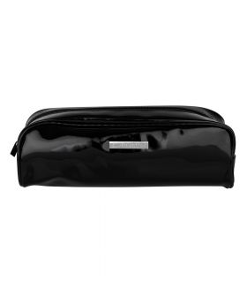 Silver Bullet Heat Resistant Bag For Hairstyling Tools-Gloss Black