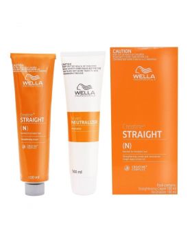 Wella Creatine + Straight Normal/Resistant Hair Kit 100ml