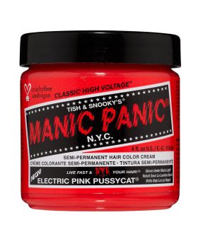 Manic Panic Classic Hair Dye Electric Pink Pussycat Semi Permanent Vegan Colour 118ml