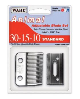 Wahl 30-15-10 Replacement Blades Set For Show Pro Animal Clipper + Oil WA1037-400