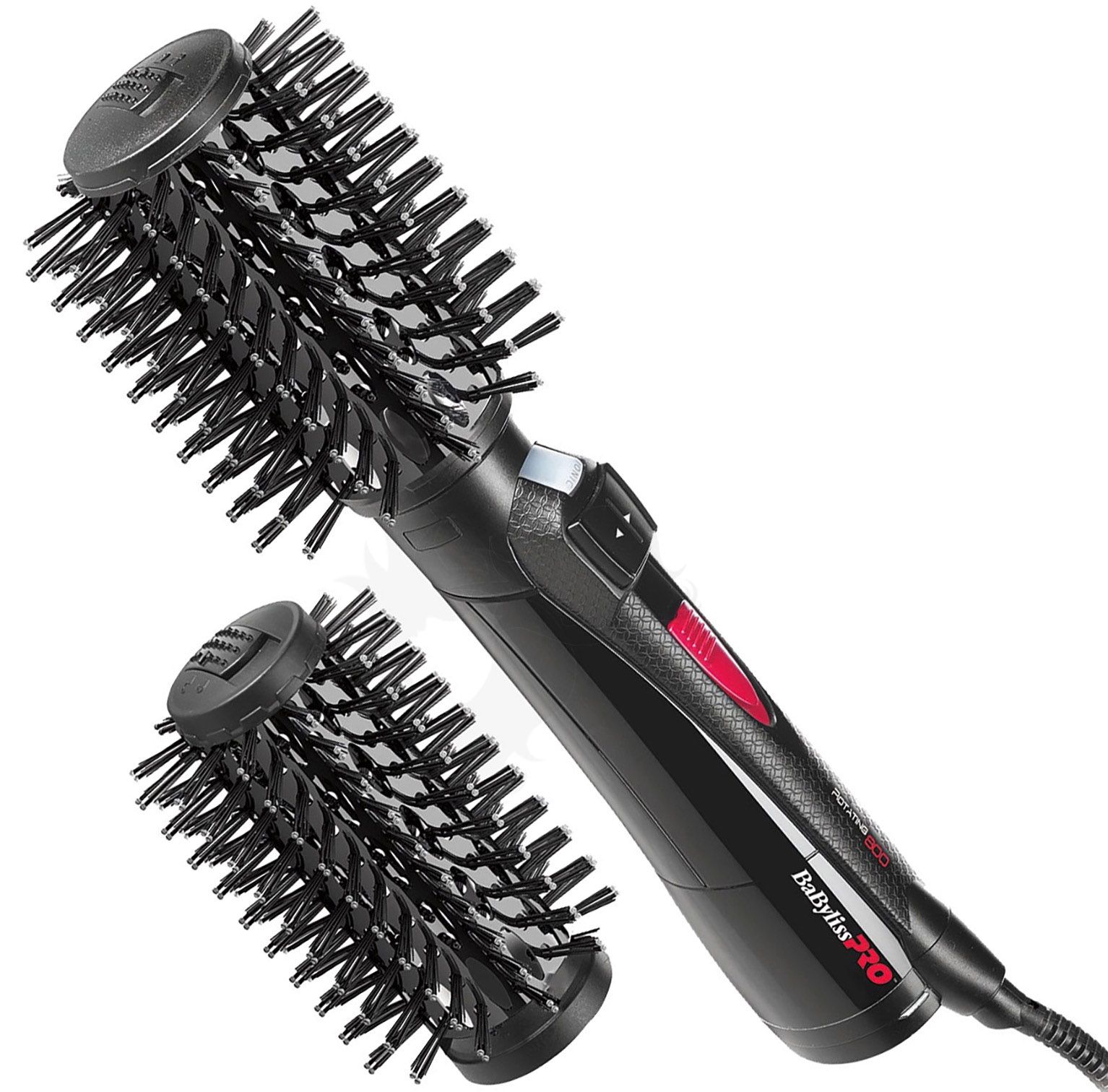 Babyliss Pro Ceramic Rotating Hot Air Styler Brush With 2 Barrels (40mm &  50mm) - Free Delivery